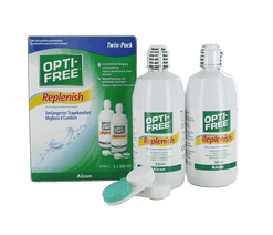 OPTI-FREE RepleniSH (2x300ml+2 flache Behälter)
